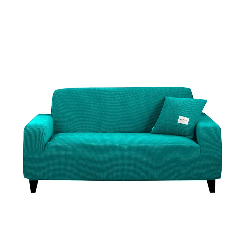 Variant image for Elastischer Sofabezug Grau 3-Sitzer Jacquard Wasserabweisend Pflegeleicht-17