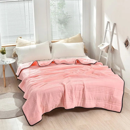 Breezora – Couverture rafraîchissante pour les nuits chaudes, respirante et évacuant l'humidité