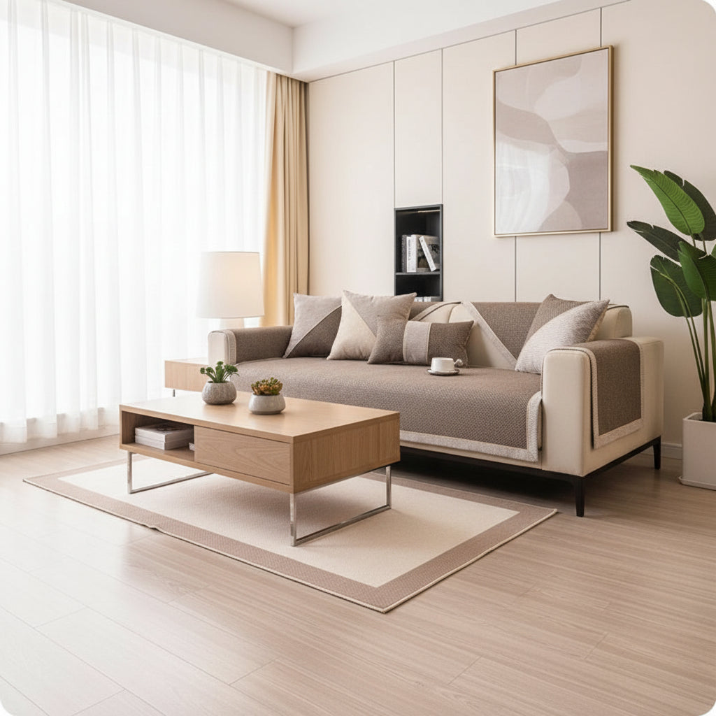 WEFTERRA Sofa Throw for Textured Comfort and Stylish Everyday Furniture Care