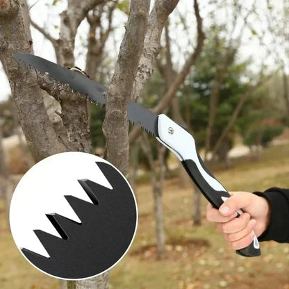 TerraEdge Sierra de jardín plegable – herramienta robusta y portátil para ramas
