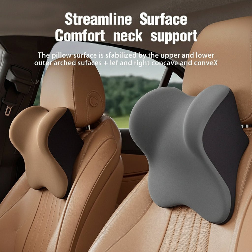 MEMORIDE – Memory Foam Auto-Nacken- & Lendenkissen für maximalen Komfort