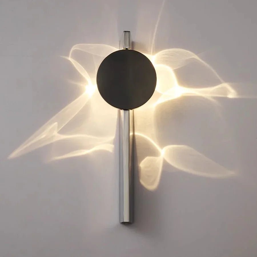 CORRULUX – Lampada da parete LED moderna scanalata in acciaio inox, orientabile, per camera da letto