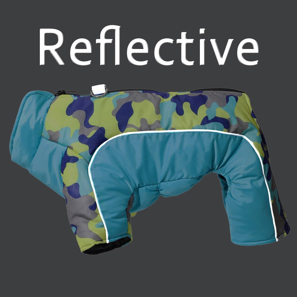 HARRYPAWS CHAQUETA – Chaqueta de invierno cálida e impermeable para perros con tiras reflectantes