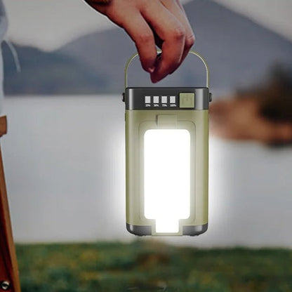 SOLATENT – Lampe de camping solaire pliable avec 6 modes et fonction powerbank