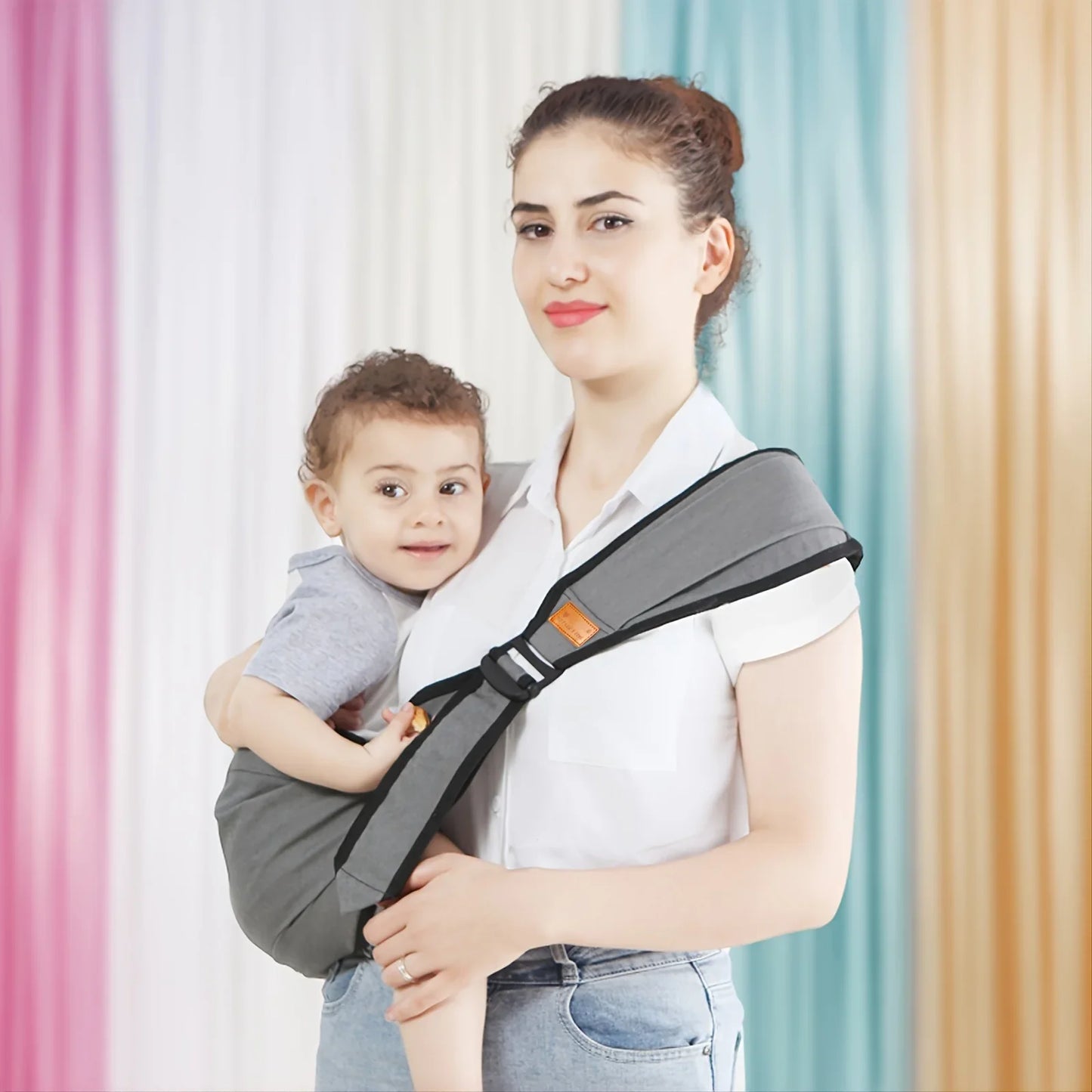  Tragetool Kids Bär - Verstellbarer Bär - Hüftträger für Babys und Kleinkinder-3