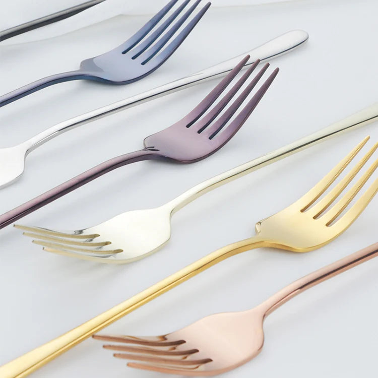 Silvéra – Elegante Essgabel, langlebiges, plattiertes Edelstahl-Utensil 4