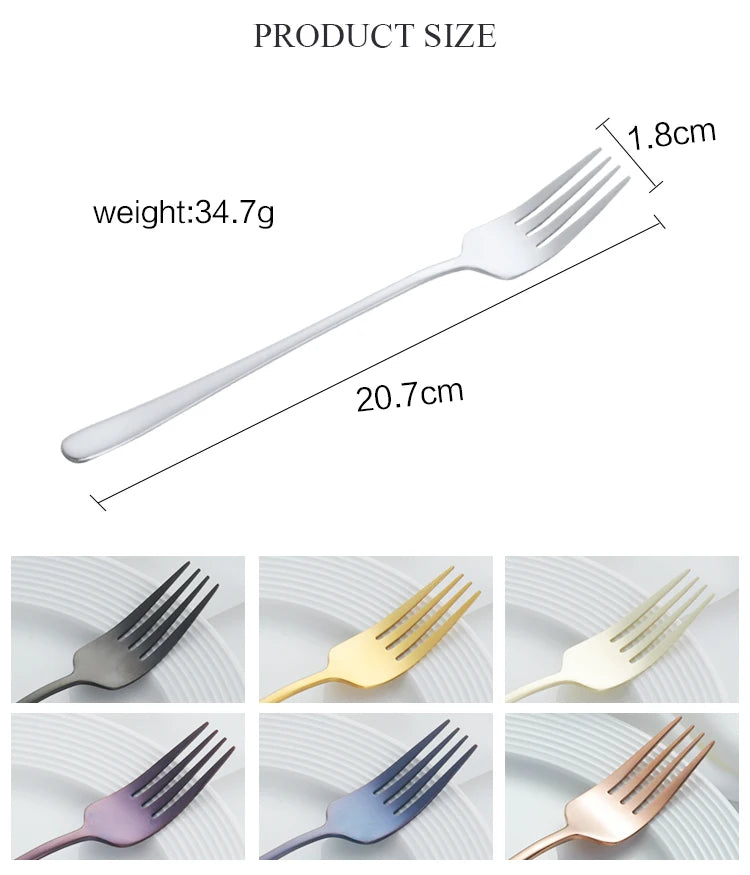 Silvéra – Elegante Essgabel, langlebiges, plattiertes Edelstahl-Utensil 5