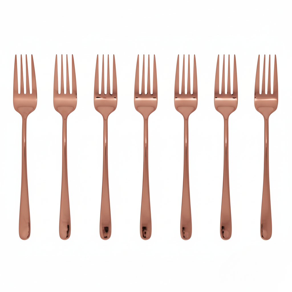 Silvéra – Elegante Essgabel, langlebiges, plattiertes Edelstahl-Utensil 7