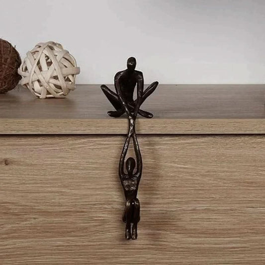 Escultura ETERNITY – Escultura decorativa de resina para amor y equilibrio