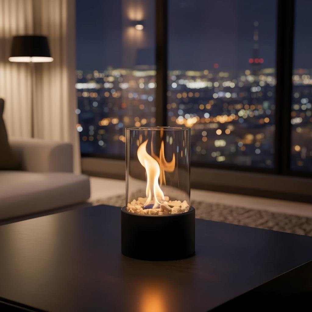 EMBERLUX – Tabletop fireplace – Smokeless flames for stylish lighting moments
