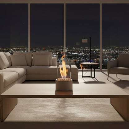 EMBERLUX – Tabletop fireplace – Smokeless flames for stylish lighting moments