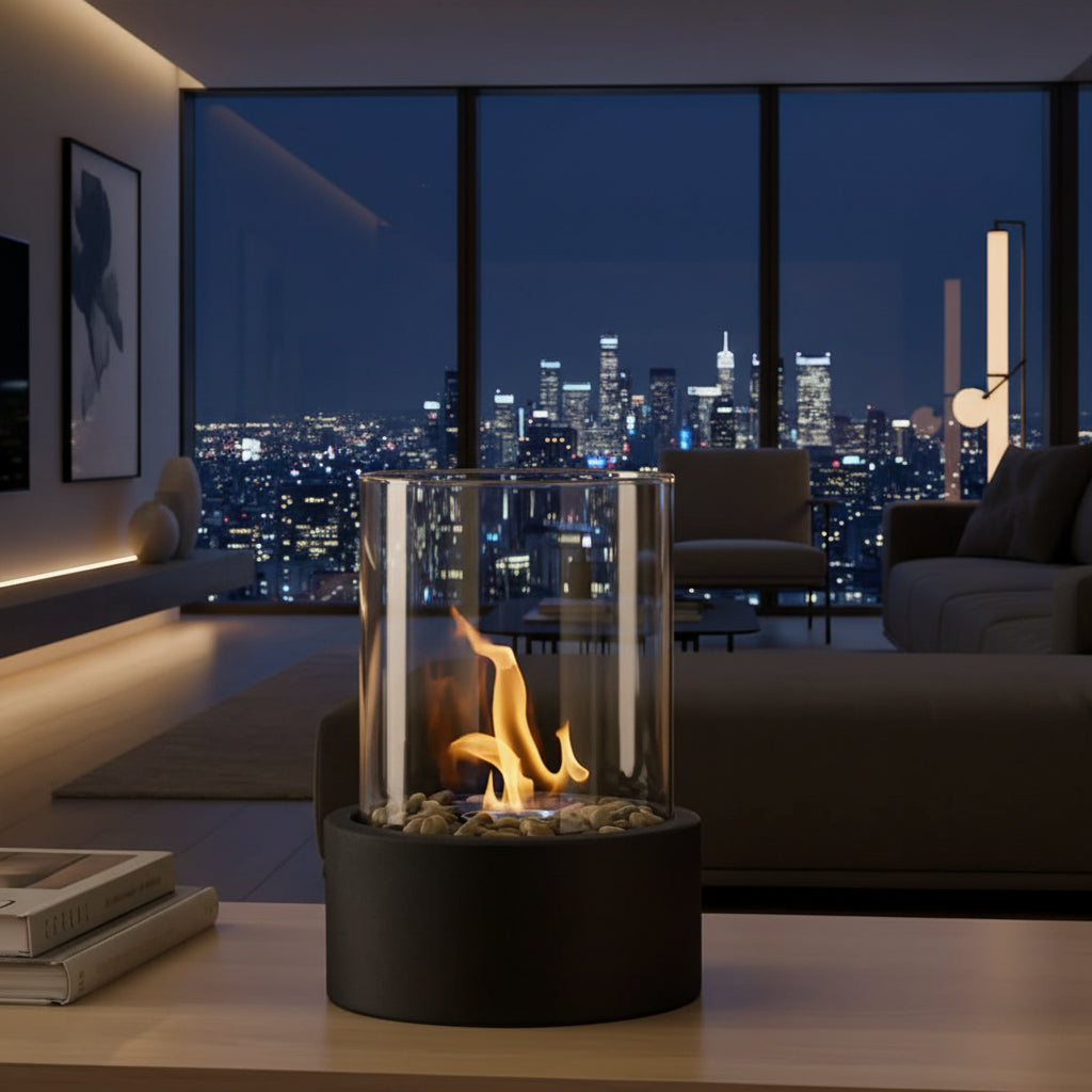 EMBERLUX – Tabletop fireplace – Smokeless flames for stylish lighting moments