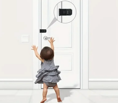 SecureLock – Cadenas à combinaison sans clé en alliage de zinc et fer