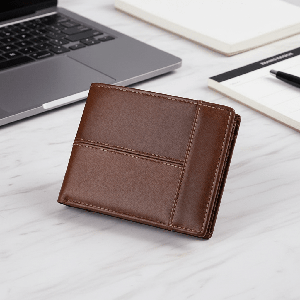 SAFEPOCKET – RFID-Blocking Genuine Leather Wallet for Men