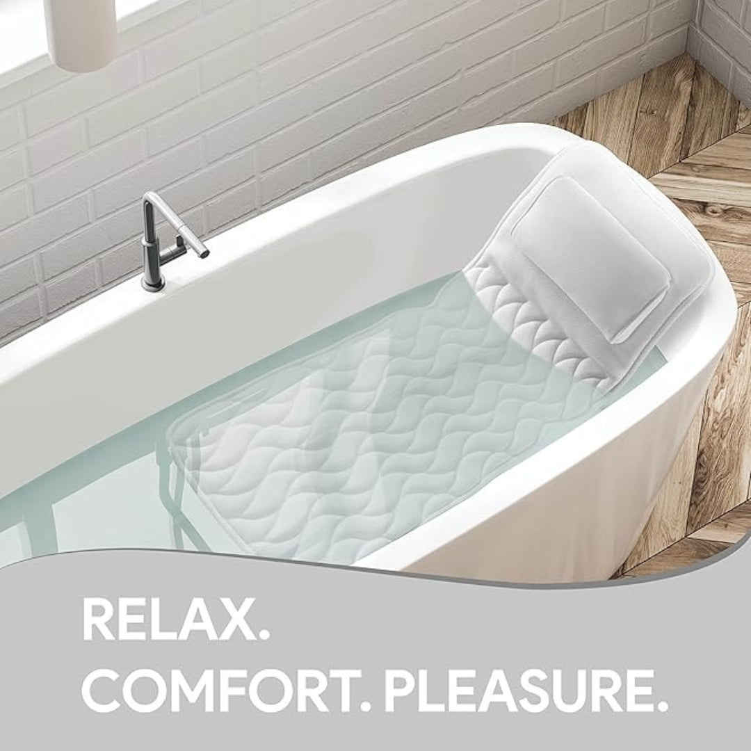 SOAKLUXE – Ergonomic Full-Body Bathtub Pillow for Comfort