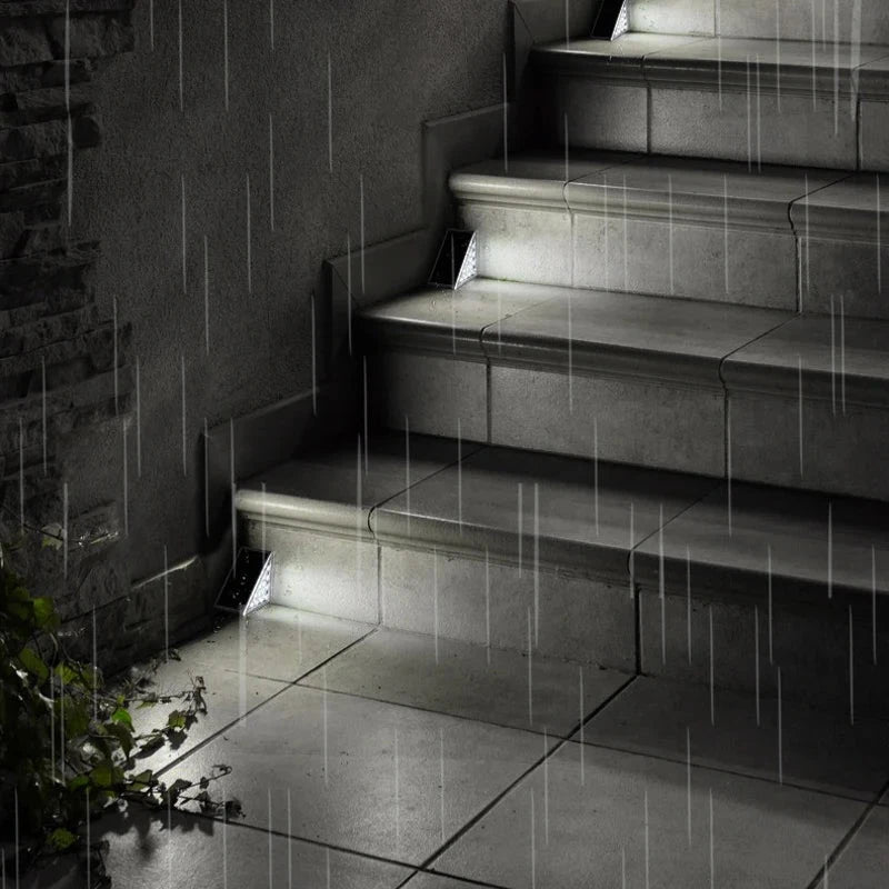 SUNSTEP – Luces solares para escaleras para caminos seguros por la noche