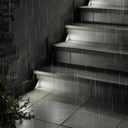 SUNSTEP – Luces solares para escaleras para caminos seguros por la noche