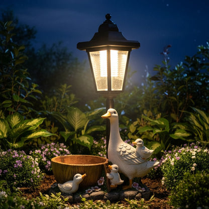 Solar Gartenlicht Ente - Dekoratives Solarlicht Für Garten & Außenbereich 6
