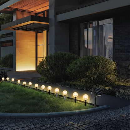 Solar Lichterkette Outdoor - 20 LED Mit 8 Lichtmodi Für Den Garten, Wasserdicht 1