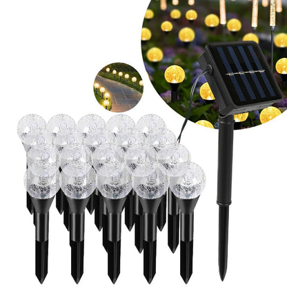 Solar Lichterkette Outdoor - 20 LED Mit 8 Lichtmodi Für Den Garten, Wasserdicht 6