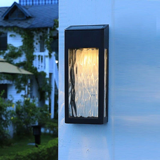 Solar Wandleuchte Außen - LED Außenwandleuchte Mit Intelligenter Sensorsteuerung, IP65 Wetterfest 4