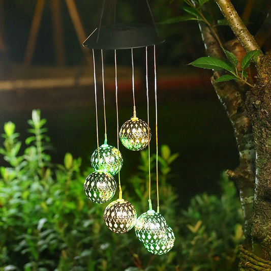 LUMICHIME – Solar Wind Chime for Elegance and Sustainability in the Garden
