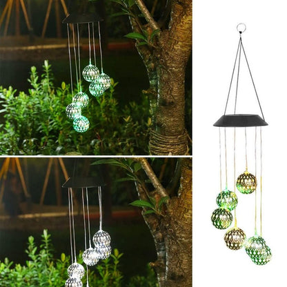 LUMICHIME – Solar Wind Chime for Elegance and Sustainability in the Garden