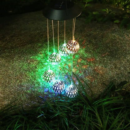 LUMICHIME – Solar Wind Chime for Elegance and Sustainability in the Garden