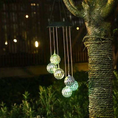 LUMICHIME – Solar Wind Chime for Elegance and Sustainability in the Garden