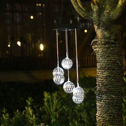 LUMICHIME – Solar Wind Chime for Elegance and Sustainability in the Garden