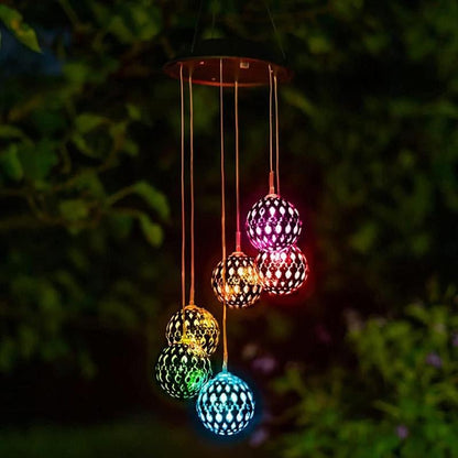LUMICHIME – Solar Wind Chime for Elegance and Sustainability in the Garden