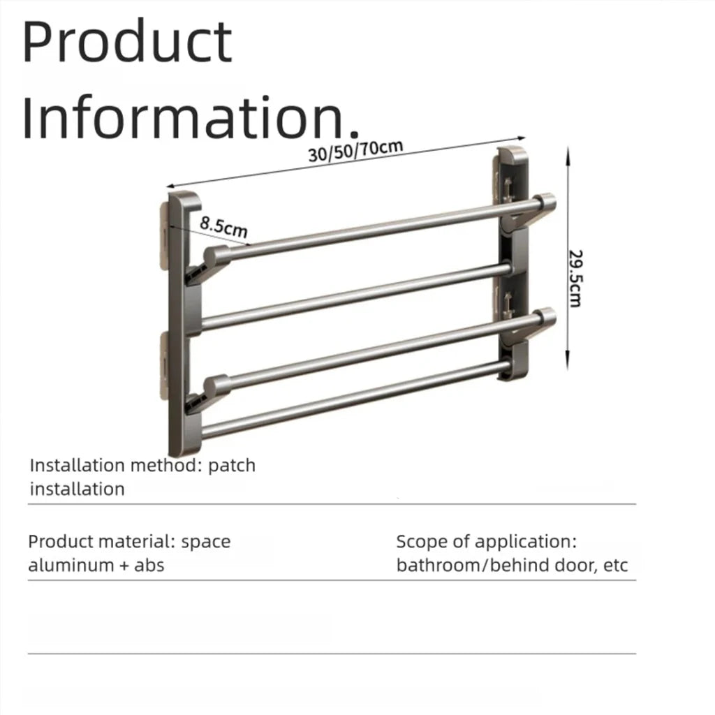 WANDORDNER – Wandmontiertes Schuhregal mit Ablauf für platzsparende Aufbewahrung