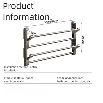 WANDORDNER – Wandmontiertes Schuhregal mit Ablauf für platzsparende Aufbewahrung