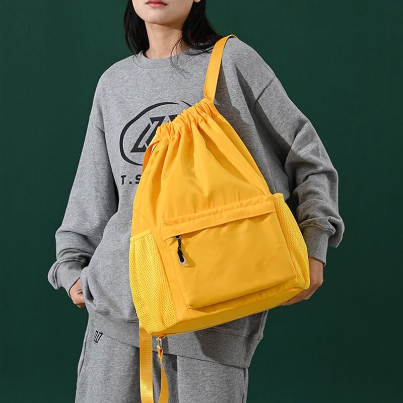 SportCord – Sac à dos sportif à cordon avec compartiment pour chaussures et poches