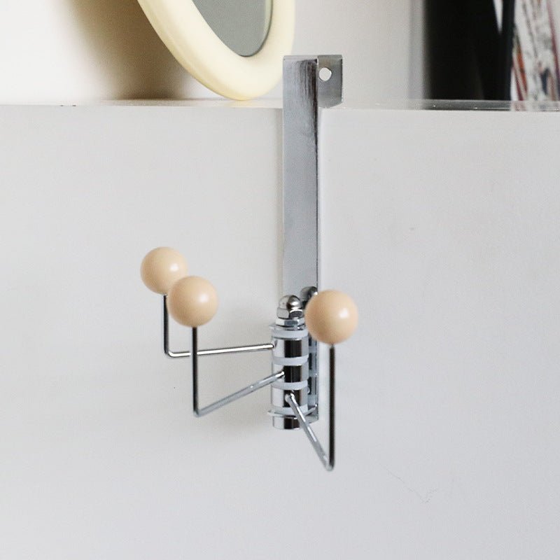 Stylischer Türhaken Zum Einhängen - Robuste Metallkonstruktion, Chrom-Design, 3 Haken für Ordnung 0