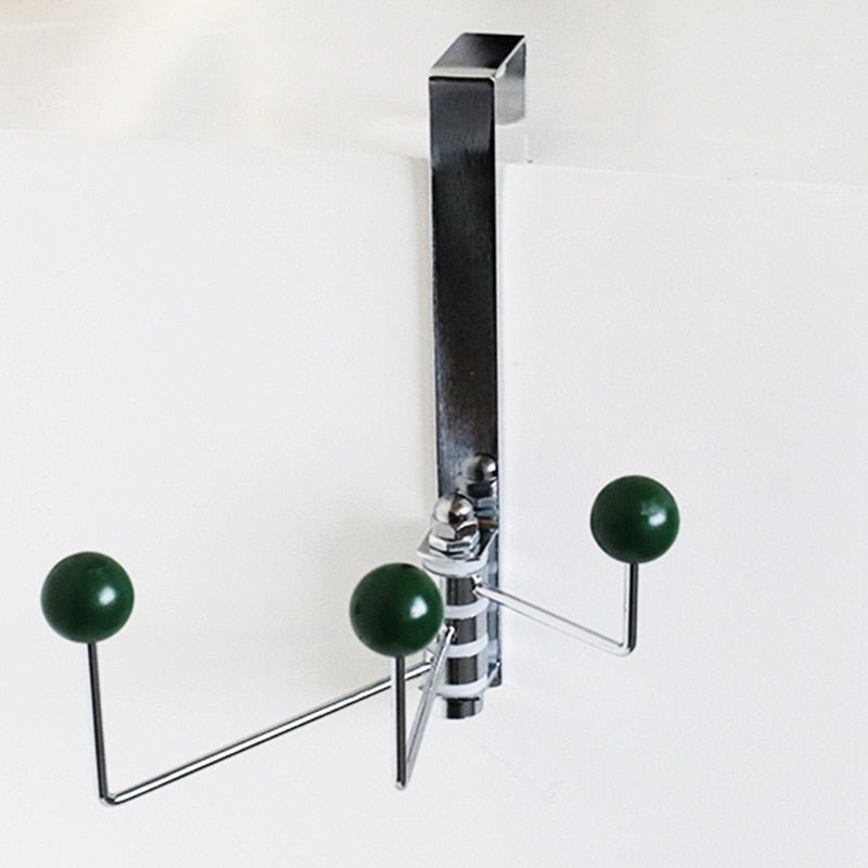 Stylischer Türhaken Zum Einhängen - Robuste Metallkonstruktion, Chrom-Design, 3 Haken für Ordnung 1