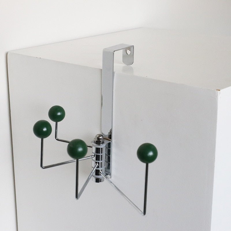 Stylischer Türhaken Zum Einhängen - Robuste Metallkonstruktion, Chrom-Design, 3 Haken für Ordnung 4