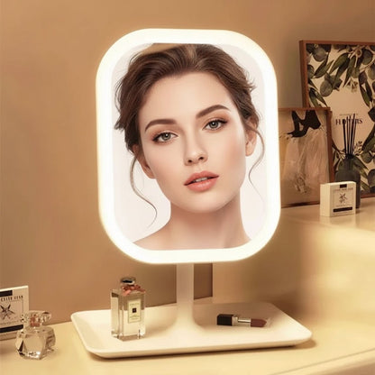 BEAUTYLICHT – Miroir de maquillage LED avec commande tactile et 3 modes d'éclairage