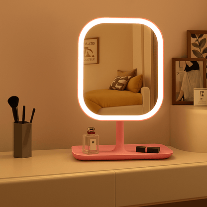 BEAUTYLICHT – Miroir de maquillage LED avec commande tactile et 3 modes d'éclairage