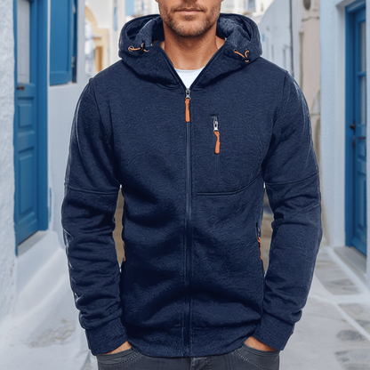 Südliches Atelier - Kapuzenpullover mit Fleecefutter und praktischen Taschen 0