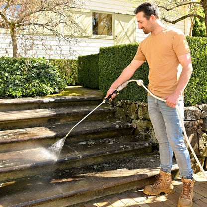 FLOWTURBO – Tubo da giardino con idropulitrice ad alta pressione ed effetto turbo