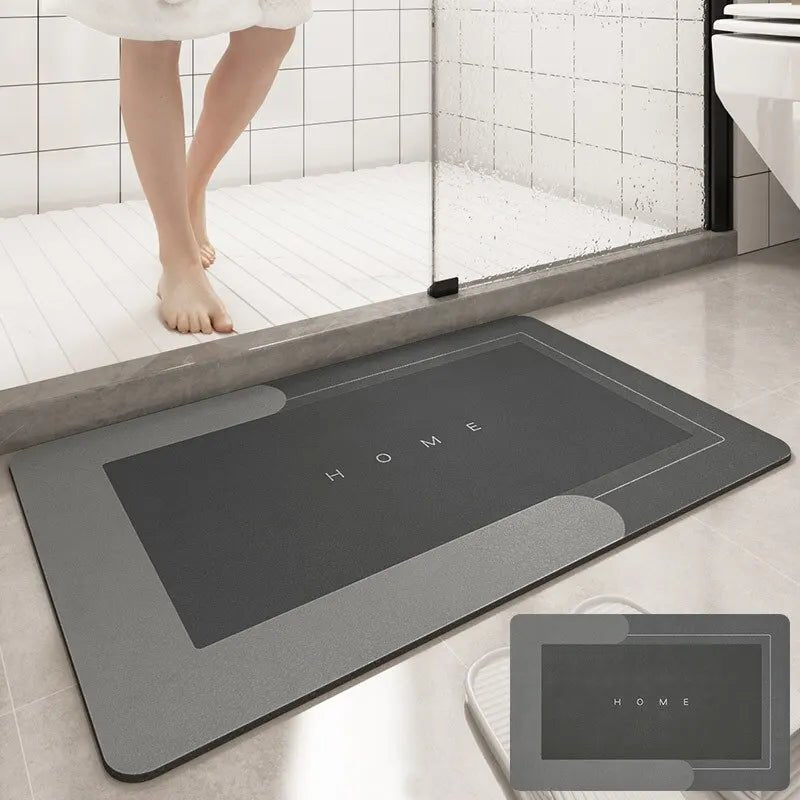 DryHaven – Super Absorbent Bathroom Mat 40×60 cm, Non-Slip & Comfortable