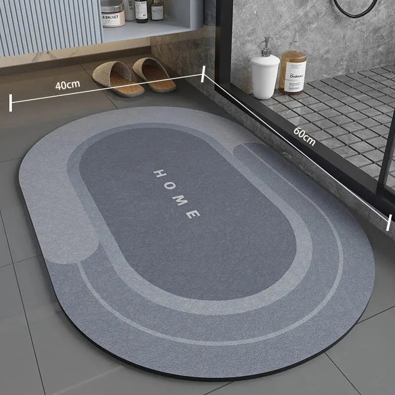 DryHaven – Super Absorbent Bathroom Mat 40×60 cm, Non-Slip & Comfortable