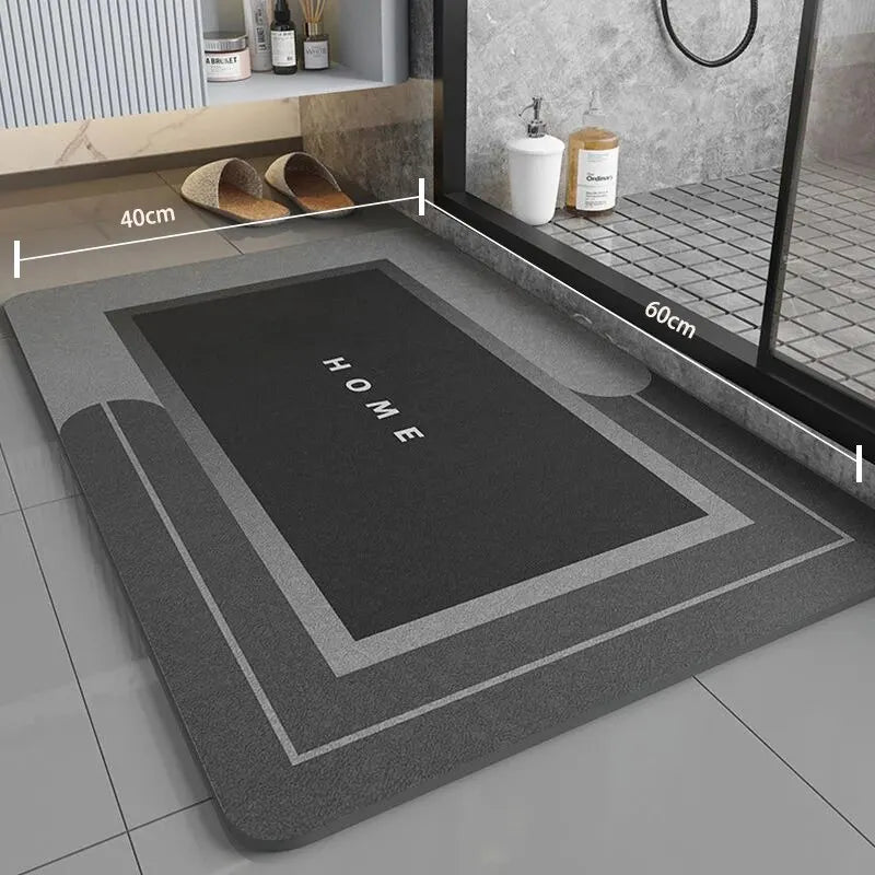 DryHaven – Super Absorbent Bathroom Mat 40×60 cm, Non-Slip & Comfortable