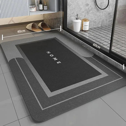 DryHaven – Super Absorbent Bathroom Mat 40×60 cm, Non-Slip & Comfortable