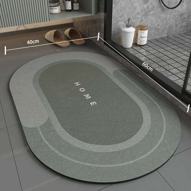 DryHaven – Super Absorbent Bathroom Mat 40×60 cm, Non-Slip & Comfortable