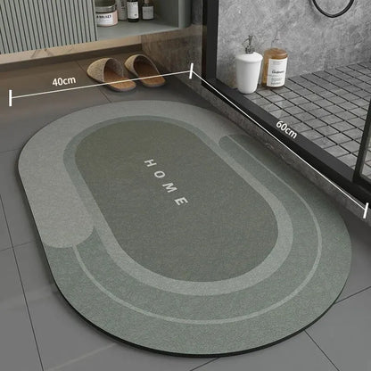 DryHaven – Super Absorbent Bathroom Mat 40×60 cm, Non-Slip & Comfortable