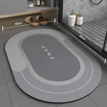 DryHaven – Super Absorbent Bathroom Mat 40×60 cm, Non-Slip & Comfortable