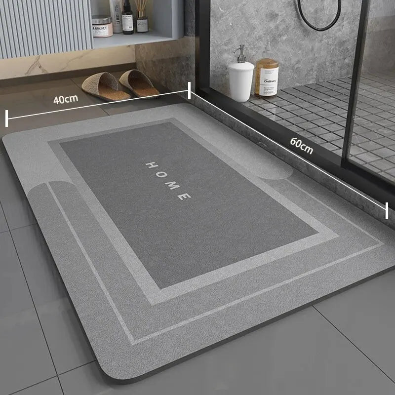 DryHaven – Super Absorbent Bathroom Mat 40×60 cm, Non-Slip & Comfortable