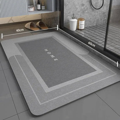 DryHaven – Super Absorbent Bathroom Mat 40×60 cm, Non-Slip & Comfortable